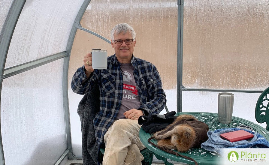 This greenhouse has allowed us to change the way we live our lives