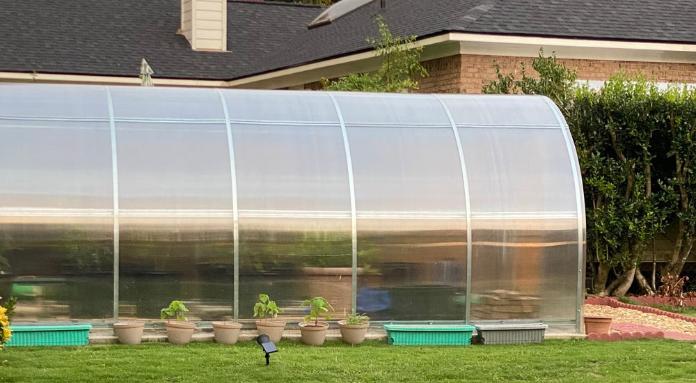 I enjoy watching Netflix inside the greenhouse during fall