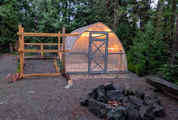 A Coastal BC Backyard Transformed With a Sungrow 20 Greenhouse