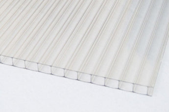 Twin Wall - Clear 6mm - Polycarbonate Sheets