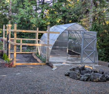 A Coastal BC Backyard Transformed With a Sungrow 20 Greenhouse