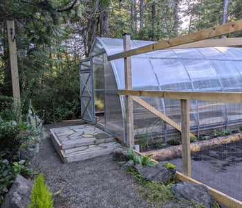 A Coastal BC Backyard Transformed With a Sungrow 20 Greenhouse