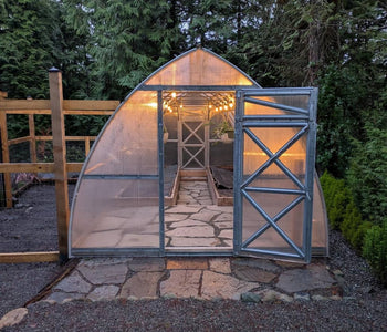 A Coastal BC Backyard Transformed With a Sungrow 20 Greenhouse
