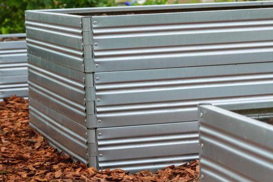 A closeup of a Planta Garden Bed - 3 Tiers