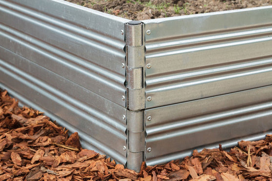 A corner of a Planta Garden Bed - 2 Tiers - Planta Greenhouses